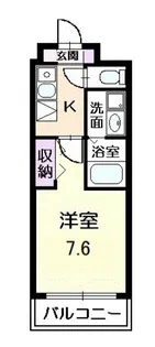 デュークm.s【2階】の間取り