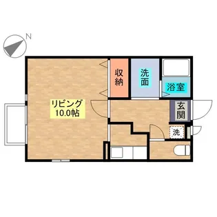 セジュール若葉【2階】の間取り
