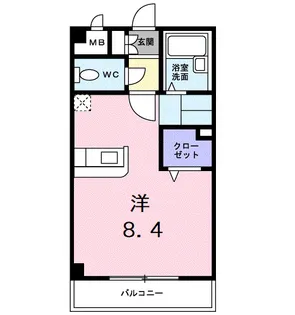 ヴィンテージK【2階】の間取り