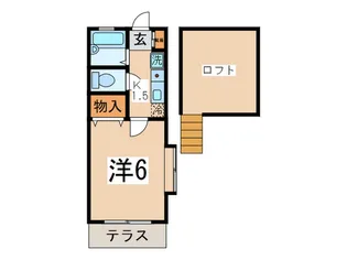 ローゼンハイム【1階】の間取り