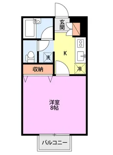 カーサ・フジマサ【1階】の間取り