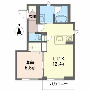シャーメゾンイーグル【2階】の間取り