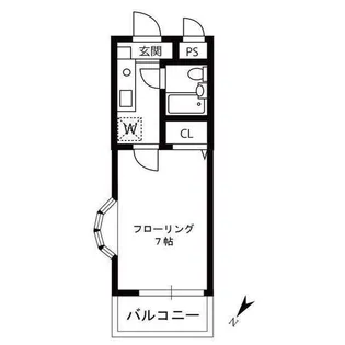 エクレール砧【4階】の間取り