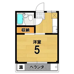 二軒茶屋マンション【3階】の間取り