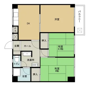 ジョイフルマンション【3階】の間取り