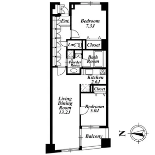 KDXレジデンス半蔵門【2階】の間取り