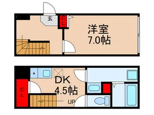 セグレート日本橋【1階】の間取り