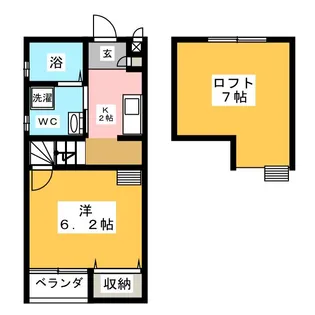 マーベラス柴田【2階】の間取り
