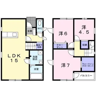 フィット林Cの間取り