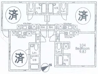 コンフォーティア金町【1階】の間取り