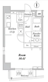 メイクスデザイン西麻布【5階】の間取り