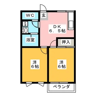 ドルフィン南藤が丘【2階】の間取り