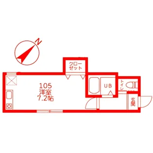 イーストヒルズ【1階】の間取り