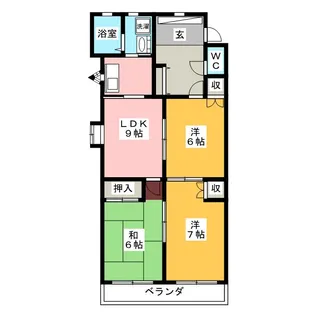 エスペランス【5階】の間取り