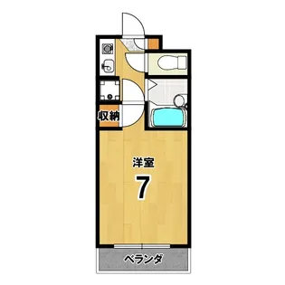 ラ・ポルテ賀茂【2階】の間取り