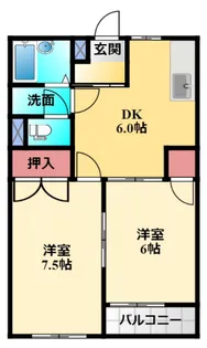 サンハイツ58【1階】の間取り