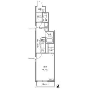 アルブル成城【1階】の間取り