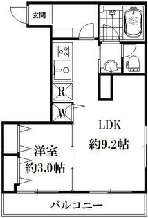 麻布ローヤルコーポ【1階】の間取り