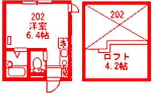 ベルテラス横浜鶴見【2階】の間取り