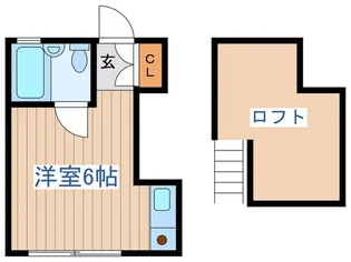 メゾン小林【1階】の間取り