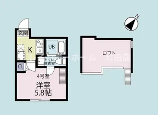 リルグランデ川崎【1階】の間取り