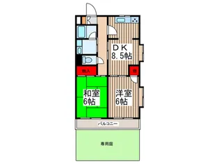 ペアシティ久喜弐番館【1階】の間取り