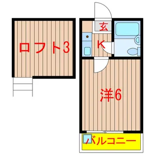 ジュネパレス北習志野第2【2階】の間取り