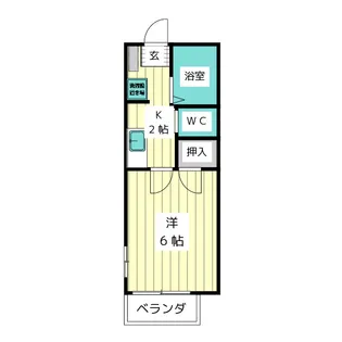 ハミング平和ヶ丘【2階】の間取り
