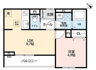 リーブルファイン西浦和II【3階】の間取り