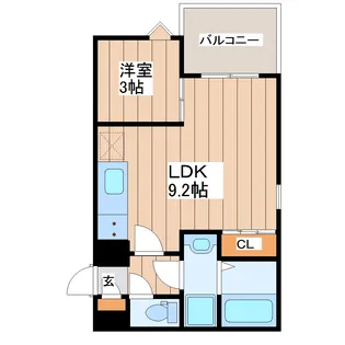 REGALEST長町南【3階】の間取り