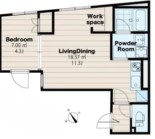 EXAM本駒込【2階】の間取り