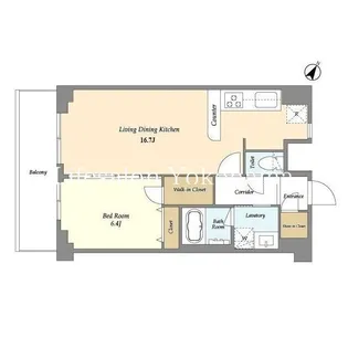 アソシエール大倉山【4階】の間取り