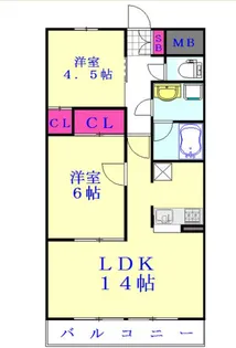 グランディール(グランディール)【3階】の間取り