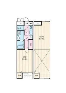 スカイエア【2階】の間取り