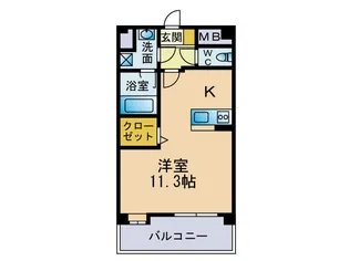 Ambitious・One【2階】の間取り