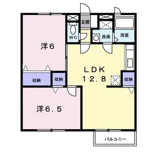 グレープガーデンC【2階】の間取り