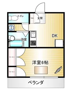 グラスヒル平潟A【3階】の間取り
