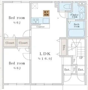 リマ 1【1階】の間取り