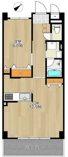 GARURU【4階】の間取り