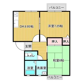 Nミレニアム【1階】の間取り