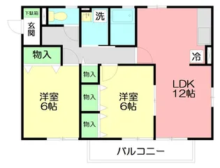 コゥジィーコート1【2階】の間取り