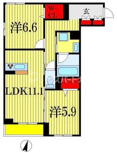 MaderII【3階】の間取り