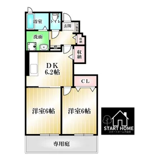 ルイ・メゾンKI【1階】の間取り