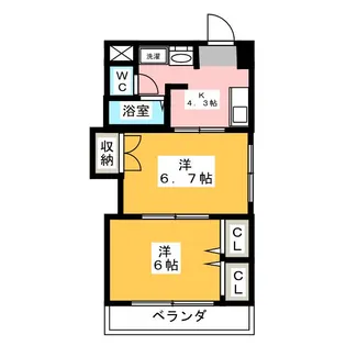 プレステージ名古屋【11階】の間取り