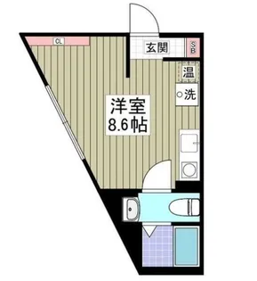 COCOFLAT新江古田【1階】の間取り