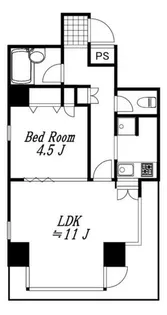 【デザイナーズM】Crest Palace Minamigyotoku【1階】の間取り