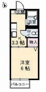 メゾングレイス【1階】の間取り