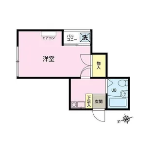 セイントハウス【1階】の間取り