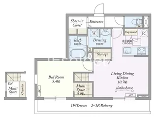 MyStyle vintageユーカリが丘【1階】の間取り