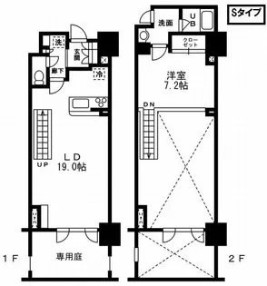 レジディア杉並方南町の間取り